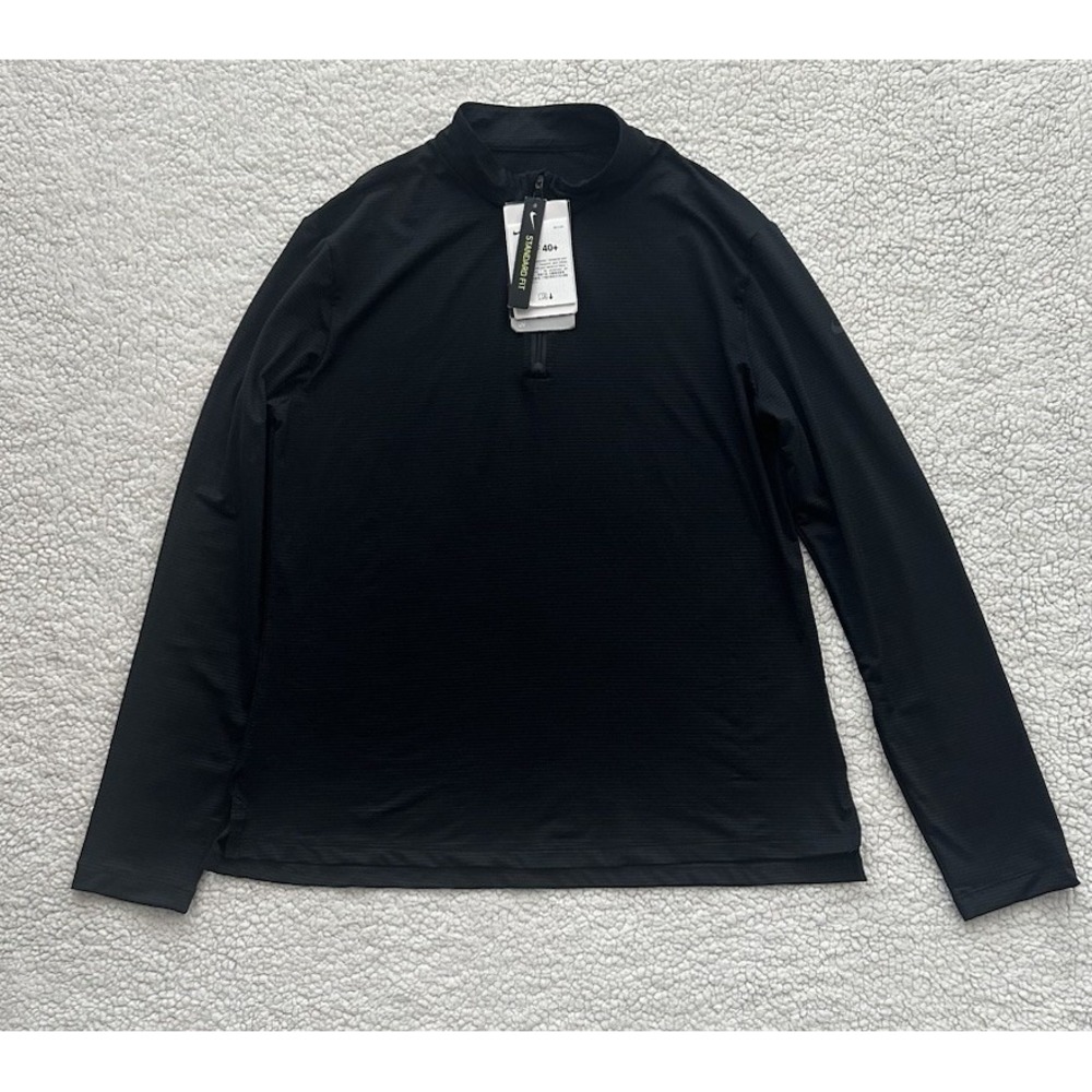 NEW Women's Nike Dri-Fit  1/4 Zip Running Shirt Top Size Medium UV Protection